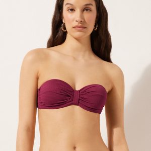 Bandeau Swimsuit Top Classy Piquet