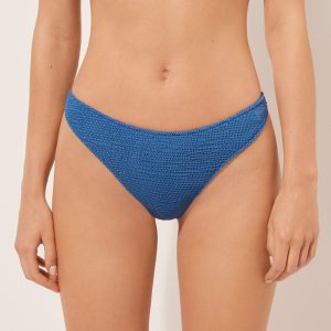 Brazilian Swimsuit Bottoms Crinkle Waves