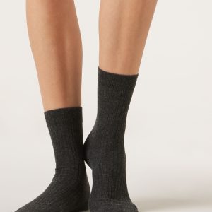 Cashmere Blend Short Socks