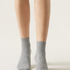 Ribbed Short Socks