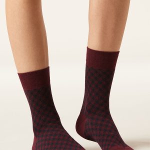 Patterned Short Socks