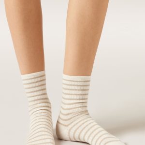 Striped Short Socks