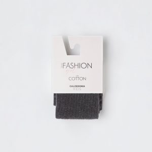 Girls’ Ribbed Cotton Tights