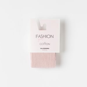 Girls’ Ribbed Cotton Tights