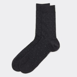 Men's Patterned Short Cotton Socks