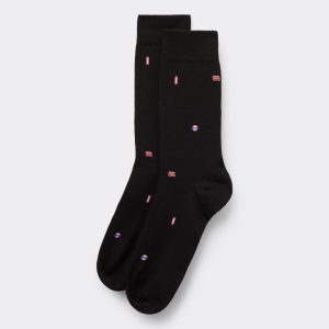 Men’s Fun Print Short Cotton Socks